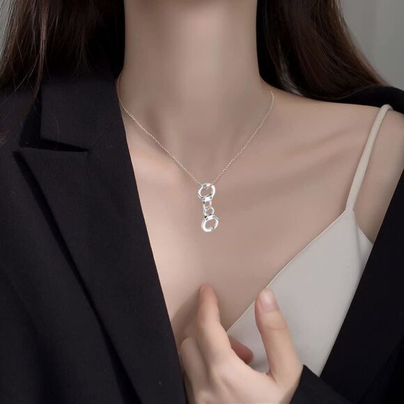 Jkjf 20 Pairs Metal Handcuff Charms Mini Simulation Handcuffs Policeman Police - Picture 4 of 8